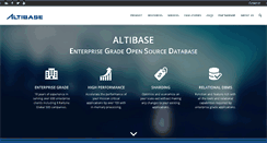 Desktop Screenshot of altibase.com